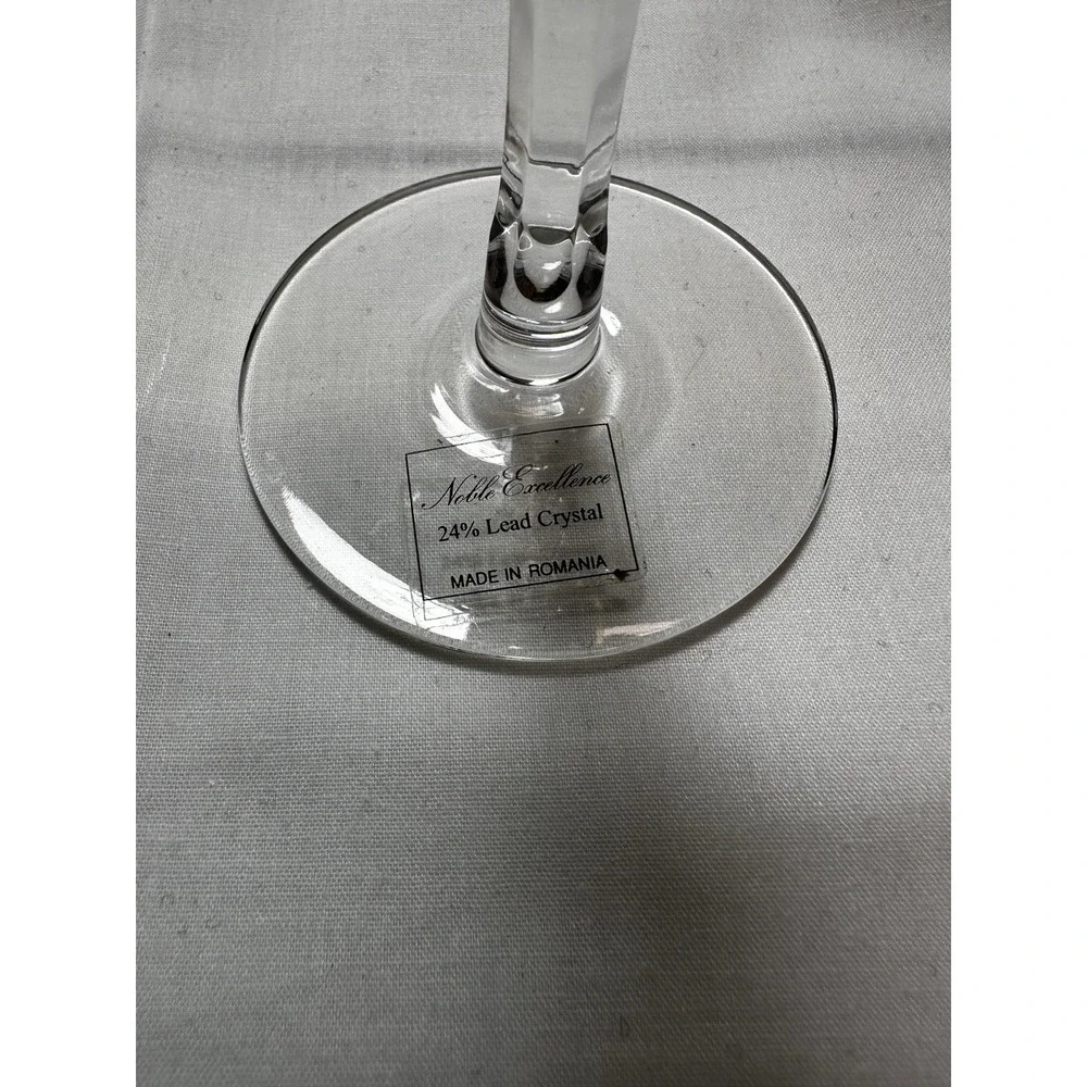 Noble Excellence 24% Lead Crystal Duchess‎ Champagne Flute 9 1/4